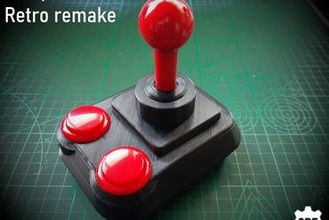 rekabet profesyonel yeniden oyun makinesi parçalar oyunlar retro kolu Kempston 3d print model - Mito3D