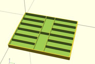 caja de componentes fabricante bricolaje 3d print model - Mito3D