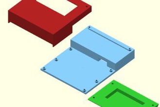 Komponente tester-Gehäuse maker diy Gehäuse Fall elektronische 3d print model - Mito3D