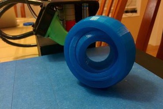 concentric rings art 3d print model - Mito3D