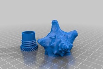 conch shell geocache Other geocaching 3d print model - Mito3D