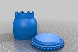 recipiente e tampa sua casa o alume bell3d soldersuckerblog 3d print model - Mito3D