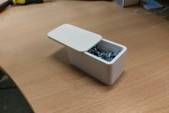 contenitore con coperchio scorrevole la vostra casa box di archiviazione il 3d print model - Mito3D