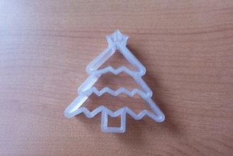 kurabiye kalıbı - Noel ağacı 3d yazıcı donanımları parçaları çerez kesici pişirme 3d print model - Mito3D