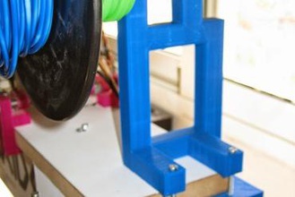 cool spool support prusa i3 boxframe 3d printer parts enhancements useful tool holder pursa 3d print model - Mito3D