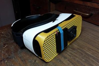 cooling cover samsung gear vr note 4 gadget 3d print model - Mito3D
