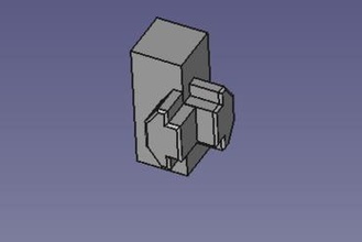 esquina v slot carril insertar 3D impresora partes mejoras freecad ranurado 3d print model - Mito3D