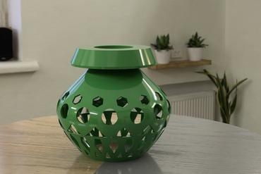 cosmic elegance geometric pot hat lampshade For your home lighting homedecor artistic fashionable decor stylish accessories interior design 3d print model - Mito3D