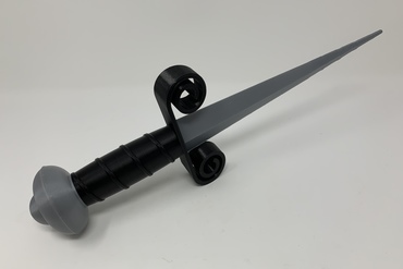 cosplay dagger fashion autodesk fusion 360 ultimaker 3D print model - Mito3D