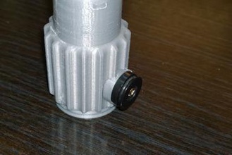 covertec knob adaptor other obi-wan lightsaber 3d print model - Mito3D