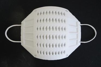 covid-19 önlem filtre döviz türü 3d yazdırılabilir maske yazıcı donanımları parçaları 3d print model - Mito3D