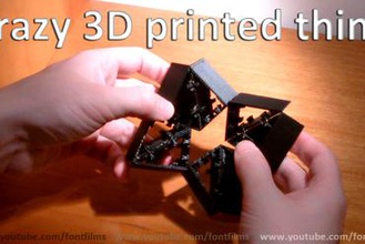 crazy 3d imprimé chose les jouets carzy de puzzle jouet 3d print model - Mito3D