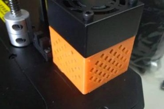 Creality ld002r reçine yazıcı bölme hayran karbon pelet filtre Kutu 3d parçalar geliştirmeler aktif örtmek kılıf binmek 3d print model - Mito3D