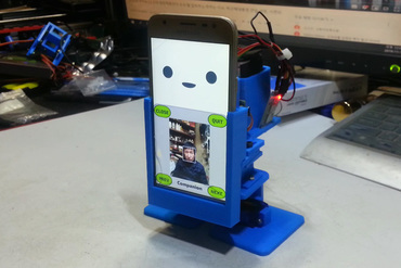 create artificial intelligence smartphone robot mobbob maker diy robots 3D print model - Mito3D