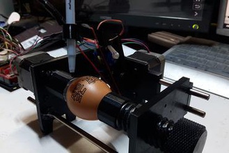 oluşturun eggbot yumurta çizer maker diy robot 3d print model - Mito3D