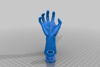 raccapricciante braccio geocache geocaching 3d print model - Mito3D