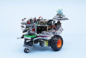 crickit lego-rover gadget Roboter adafruit arduino rover lego motor 3d print model - Mito3D
