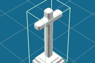 criss-cross à l'échelle n les miniatures 3d print model - Mito3D