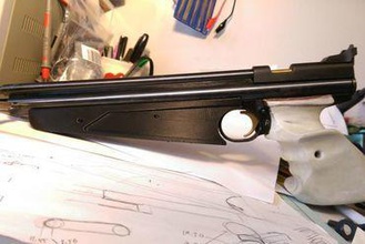 crosman 1377 de la bomba brazo otros airgun el pistola aire comprimido 3d print model - Mito3D