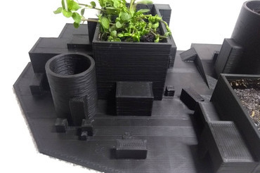 csgo nuke simples mini vaso flores organizador miniaturas ataque mapa 3D print model - Mito3D