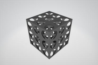 cube l'art art les mathématiques de calibrer l'étalonnage cubes test 3d print model - Mito3D