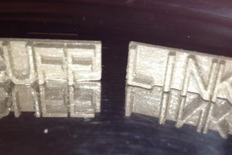 cufflink no support glue hassle jewelry cufflinks 3d print model - Mito3D