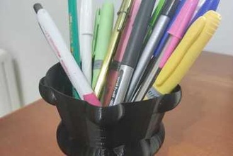 copo canetas casa di3d caneta suporte 3d print model - Mito3D