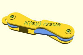 özelleştirilebilir anahtar tutucu maker diy openscad 3d print model - Mito3D