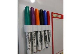 personalizzabile magnetica, porta penna la vostra casa magnetico pen titolare 3d print model - Mito3D