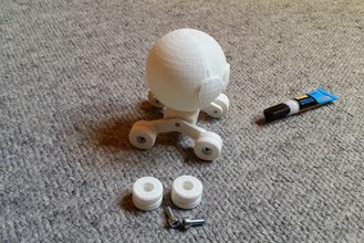 customizable robot toys openjscad 3d print model - Mito3D