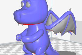 mignon dragon les miniatures 3d print model - Mito3D