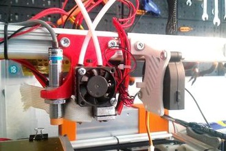 cyclops chymera e3d alanında tutucu 3d yazıcı donanımları parçaları hotend 3d print model - Mito3D