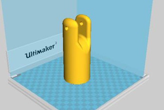 cilindro del punto de pivote fabricante bricolaje 3d print model - Mito3D