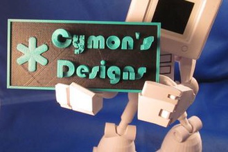 cymon's designs self-serving test print 3d printer parts enhancements 3d print model - Mito3D