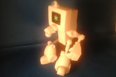 cymon cybot posable robot toy toys modular 3D print model - Mito3D