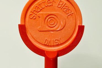 daisy shatterblast hedef tutucu 3d yazıcı donanımları parçaları airgun bb silah çekim 3d print model - Mito3D