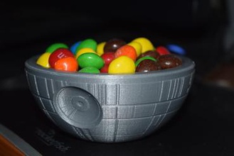 death star snack bowl contest 3d print model - Mito3D