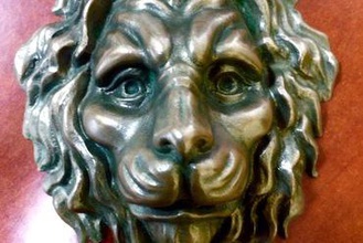 elemento decorativo cabeça de leões sua casa 3d print model - Mito3D