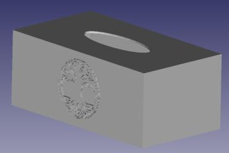 Dekorative tissue box cover andere 3d print model - Mito3D