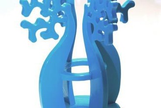 Dekorative vase Ihre home Blumen-vase spiral Vasen 3d 3d-Modellierung 3d-drucken 3d-Gestaltung 3d print model - Mito3D