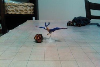 demon eagle miniatures peryton bird beaglebone dnd d&d dungeons dragons & pathfinder 3d print model - Mito3D