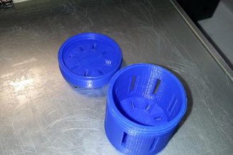 desicant contenedor Impresora 3d de piezas mejoras desecante secadora 3d print model - Mito3D