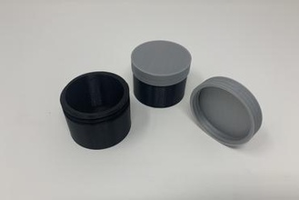 für einfache Gewinde-container autodesk fusion 360 Bildung container Gewinde tutorial ultimaker 3d print model - Mito3D