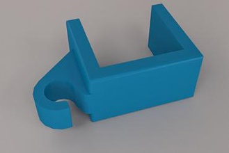 desk hook holder table 3d printing household 3d print model - Mito3D