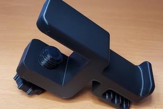 scrivania montare cuffia titolare supporto morsetto invertito cavo per tuo casa 3d print model - Mito3D