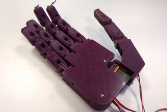 dextra maker diy prosthetics prosthetic hand robotic robot 3d print model - Mito3D