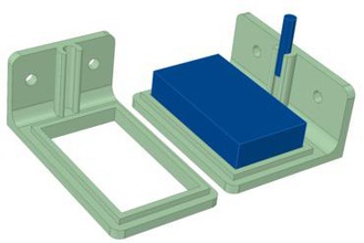 termómetro digital de montaje Impresora 3d piezas mejoras som milwaukee makerspace el 3d print model - Mito3D