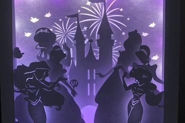 Disney prenses hafif kutu ev Disney dünya Disney Disney prenses prenses Lampara Lamba hafif kutu 3d print model - Mito3D