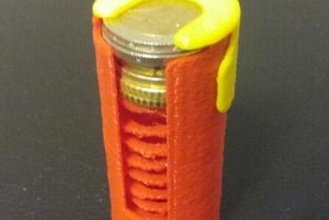 dispensador monedas gadget para tutucu monedero bahar C expendedor 3d print model - Mito3D