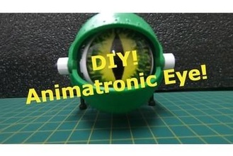 kendin yap animatronik göz yapıcı gözler animatroniceye robot arduino 3d print model - Mito3D